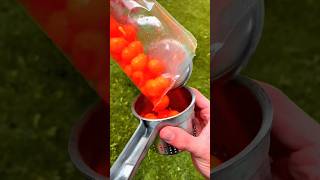 Cherry Tomato Crush 🍅 ASMR Satisfying Video  Satisfaction [upl. by Heise]