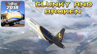 Clunky and broken FlyWings 2018 Flight Simulator PC Steam 4K [upl. by Fritzsche]