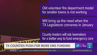 Texas counties pushing for more EMS funding [upl. by Kowalski]