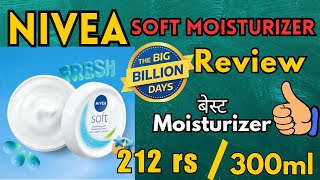 Big billion days sale  Nivea Soft Light Moisturizing Cream Review  For Face Body Hands [upl. by Llatsyrk401]