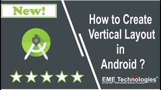 How to Create Vertical Layout in Android [upl. by Eibbil]