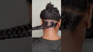 Rate My Large knotless box braids knotlessbraids knotless braids [upl. by Mur]