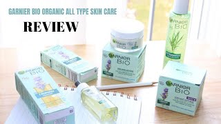 Garnier Bio Organic All Type Skin Care RoutineBudget Friendly Routine  Sairachannel [upl. by Oznola112]