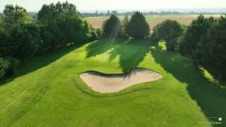 Golf de Beaune Levernois  drone aerial video  hole13 [upl. by Metzger]