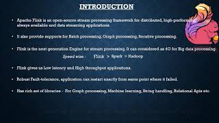 What is Flink  Introduction to Flink  Apache Flink Tutorial [upl. by Schiro]