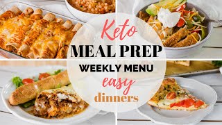 EASY KETO MEAL PREP RECIPES  EASY KETO DINNER RECIPES AND WEEKLY MENU [upl. by Acirretahs]