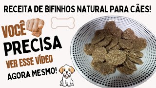 RECEITA DE BIFINHOS NATURAL SUPER FÁCIL PARA CÃES [upl. by Filomena]