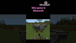 Minecraft mini game minecraft viral shorts video gaming games game minecraft [upl. by Bertha]