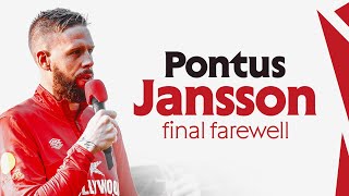 Pontus Janssons FULL Final Farewell speech 😢🎩 [upl. by Novahc]