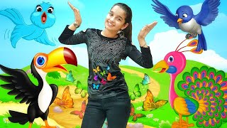 Chu Chu Karti Aayi Chidiya  Teacher Singing Kids School Rhymes  Hindi Poem 4 Kidz [upl. by Htidirem]