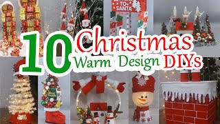 10 DIY Christmas Decorations Ideas with a Warm and Cozy Feel  2024 [upl. by Kenay]