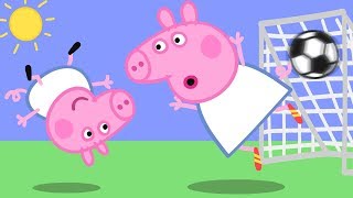 Peppa Pig Nederlands Compilatie Nieuwe Afleveringen  Voetbal met Peppa Pig ⚽️  Tekenfilm [upl. by Barry]