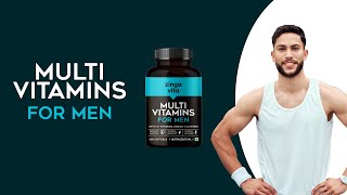 Zingavita Multivitamin for Men  With 47 Vitamins Omega 3 amp Essential Blends for Energy Stamina [upl. by Pisano108]