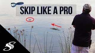 How to Skip Fishing Lures with a Baitcasting Reel  Skipping 101 [upl. by Llorrac67]