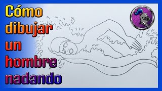 🏊🏼🏊🏽Cómo dibujar UN NADADOR OLÍMPICO🏊🏼🏊🏽 How to draw an OLIMPIC SWIMMER ✏️😃 [upl. by Ahsiret]