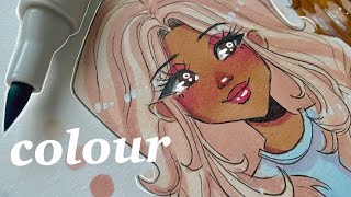 ✨3 Unique Ways to Colour Hair with markers✨ [upl. by Federica419]