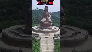 world tallest guanyin of mount xiqiao mountxiqiao ytshorts china india buddha [upl. by Nosrej]