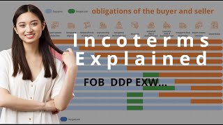 Incoterms Explained what are incoterms and How to choose incoterm FOB EXW DDP【complete guide】 [upl. by Quenna]