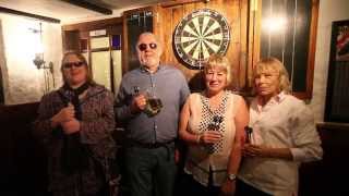 Britains first BLIND darts team play at local pub [upl. by Alegnad]