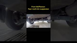 Under viewFront McPherson Suspension Rear Multilink Suspension [upl. by Anson51]