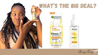 Garnier Vitamin C Booster Serum Review [upl. by Pickens580]