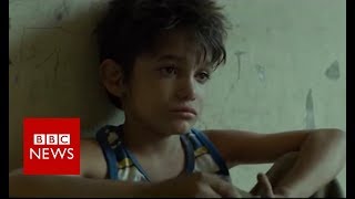 Refugee boy stars in Oscarnominated film  BBC News [upl. by Akim]