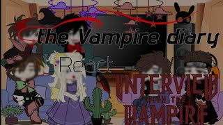 Tvd React to Interview with the vampire gacha club [upl. by Schmeltzer]