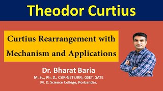 Curtius Rearrangement reaction with mechanism and Applications  Dr Bharat Baria [upl. by Ydurt]