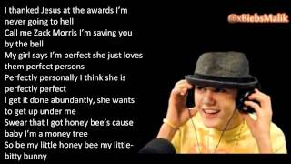 Justin Bieber Freestyle Rap 2011 LYRICS [upl. by Nayra]