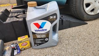 258000 mile Toyota Corolla Valvoline RESTORE AND PROTECT Oil Change [upl. by Anders]