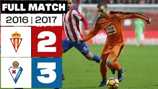 Real Sporting vs SD Eibar 23 20162017 PARTIDO COMPLETO [upl. by Noivaz]