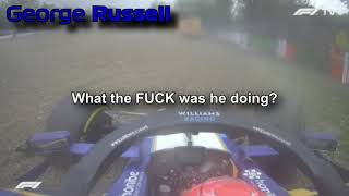 RUSSELL BOTTAS CRASH UNCENSORED RADIO  Imola 2021 [upl. by Atnim579]