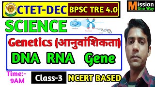 Genetics आनुवांशिकता  DNA RNA GENE CHROMOSOME NCERT BASED CLASS3 [upl. by Nathanoj116]