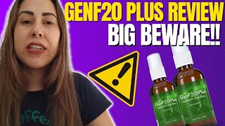 GENF20 PLUS ⚠️⛔❌BIG BEWARE❌⛔⚠️ GenF20 Plus Review  GenF20 Plus Reviews  GENF20 Plus Supplement [upl. by Anaej]