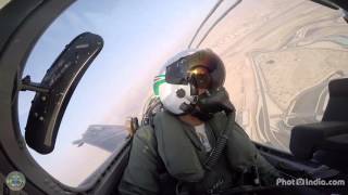 LCA Tejas At Bahrain  Stunning GoPro From Cockpit [upl. by Barhos]