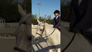 Olivia’s second season on Palm Beach County competition in Walk Trot Equitation Hunter classes Win [upl. by Muirhead413]