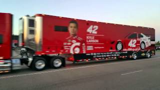 2015 Auto Club Speedway Hauler Parade [upl. by Mainis]