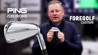 New for 2024 Ping Irons i530 Review  Fitters Insights pinggolf [upl. by Kcirdec]