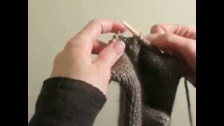 Cours de tricot 15  tricoter des moufles [upl. by Hesther]