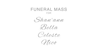 Shanann Bella Celeste amp Nicos Funeral Mass Service Shanann Watts [upl. by Alah]