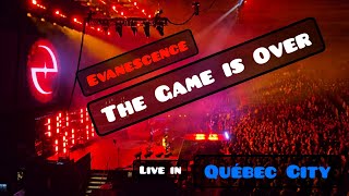 EVANESCENCE  THE GAME IS OVER  QUÉBEC CITY  102624 livemusic bittertruth fyp livemartin [upl. by Cordell]