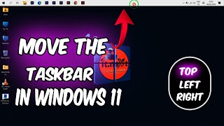 How to move the taskbar to Top Left right in Windows 11 2024 [upl. by Ahsiym29]