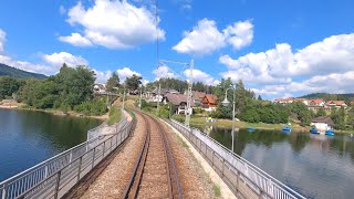 ★ 4K 🇩🇪 Seebrugg  Titisee  Freiburg Hbf cab ride 072022 Höllentalbahn Führerstandsmitfahrt [upl. by Oni]