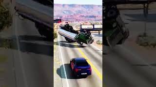 Most Shocking Highway Car Crash You Would not Believe😱 beamngdrive beamngdrivemods [upl. by Elleahcim]