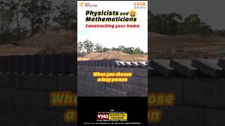 physicists and mathematicians constructing your home physics shorts viralvideo [upl. by Sarette]