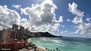 Waikiki Beach TimeLapse 2024 Fall [upl. by Einalem]