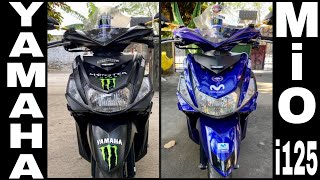 INSTALL NEW FAIRINGS MIO I 125 RACEBLUE [upl. by Ulphia]