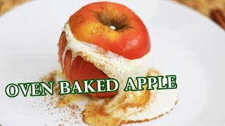 SIMPLE OVEN BAKED APPLES RECIPE WITHOUT SUGAR  INTHEKITCHENWITHELISA [upl. by Jamnis329]