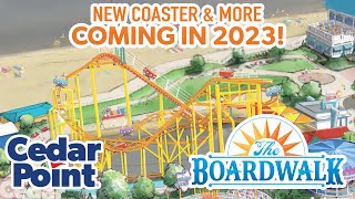 Cedar Point Boardwalk Analysis  New for 2023 Wild Mouse Grand Pavilion and More [upl. by Ayita739]