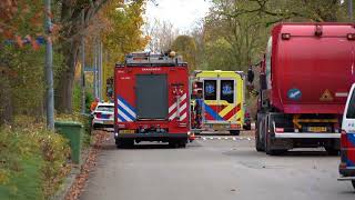 Zeer ernstig ongeval met fietser op de Bordewijklaan in Groningen [upl. by Rabah]